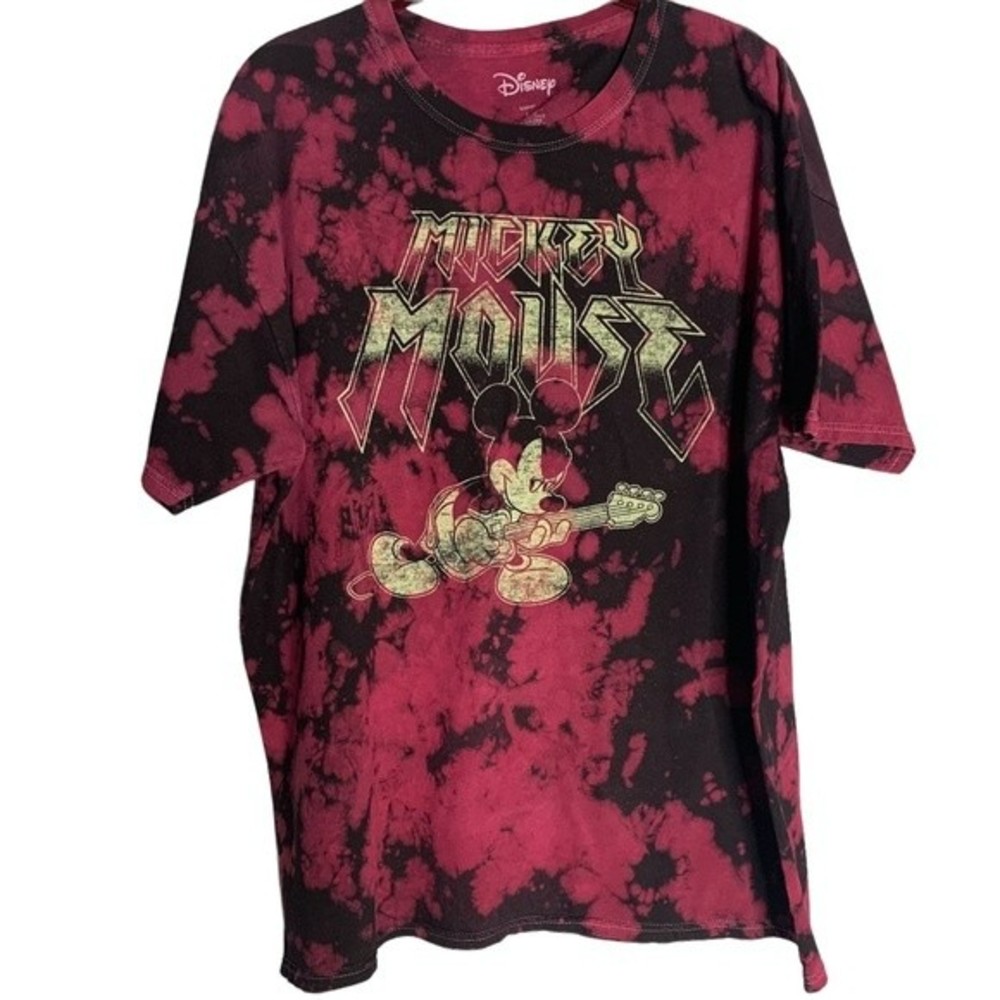 DISNEY MICKEY MOUSE TIE DYE T-SHIRT LARGE gently used